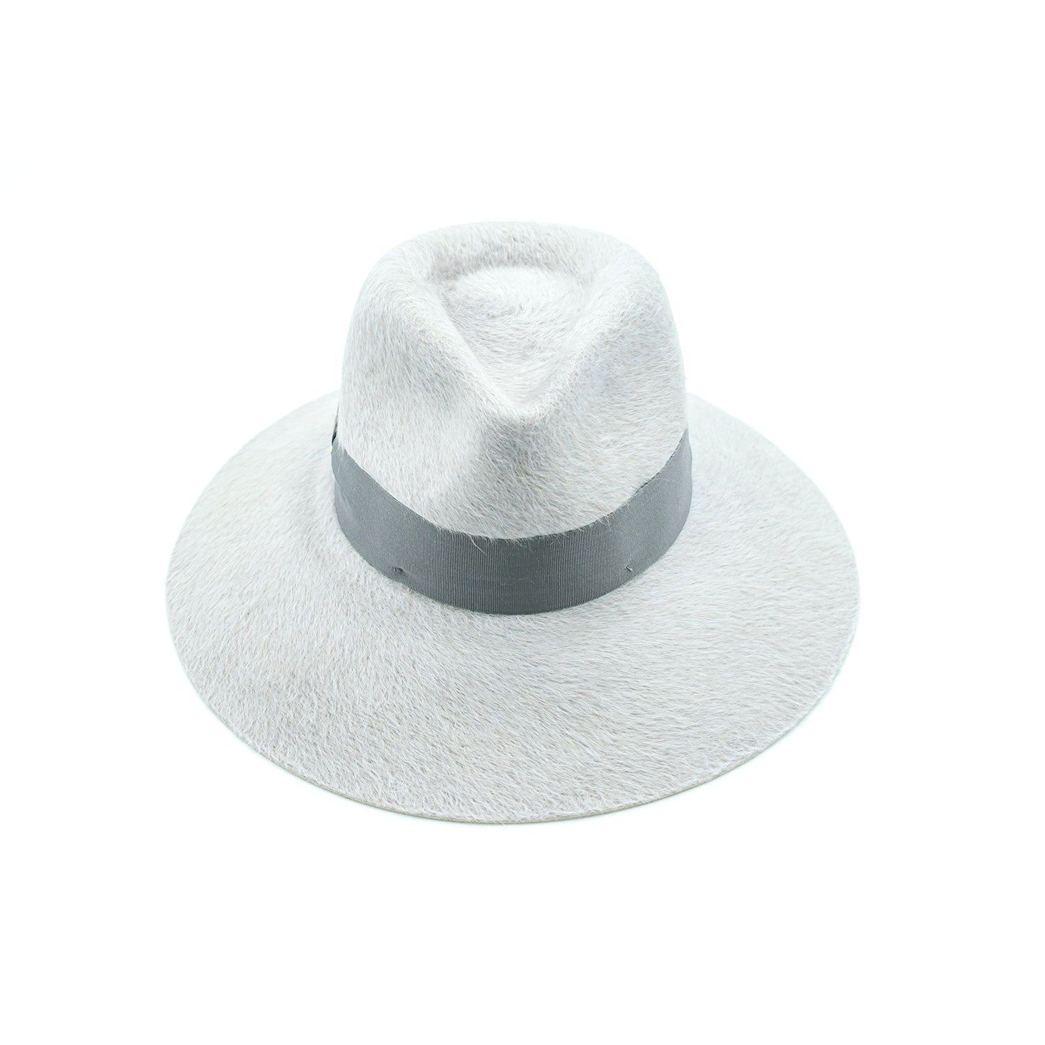 Cappello a Tesa Larga in Feltro di Lapin Melousine