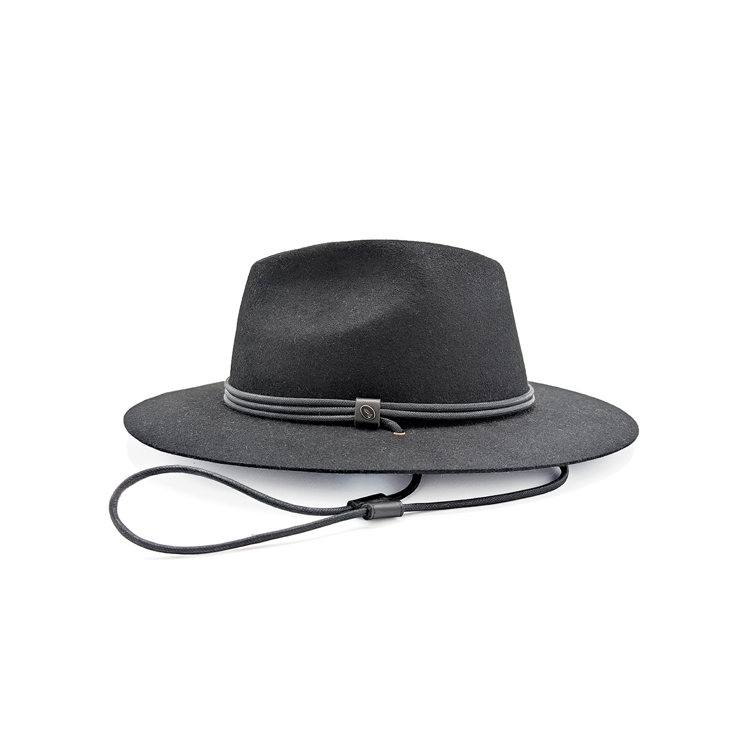 Wool Felt Drop Hat with Lanyard