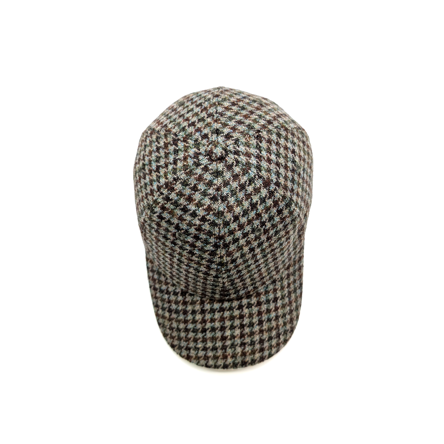 Berretto da Baseball in Tessuto Pied-de-Poule