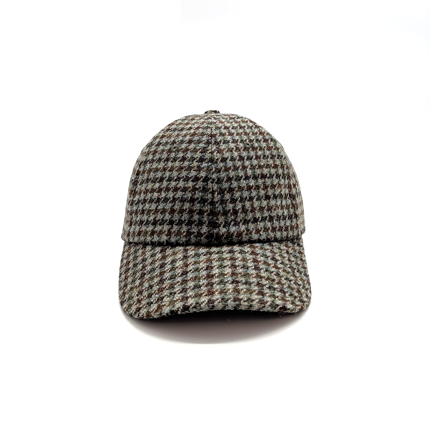 Berretto da Baseball in Tessuto Pied-de-Poule