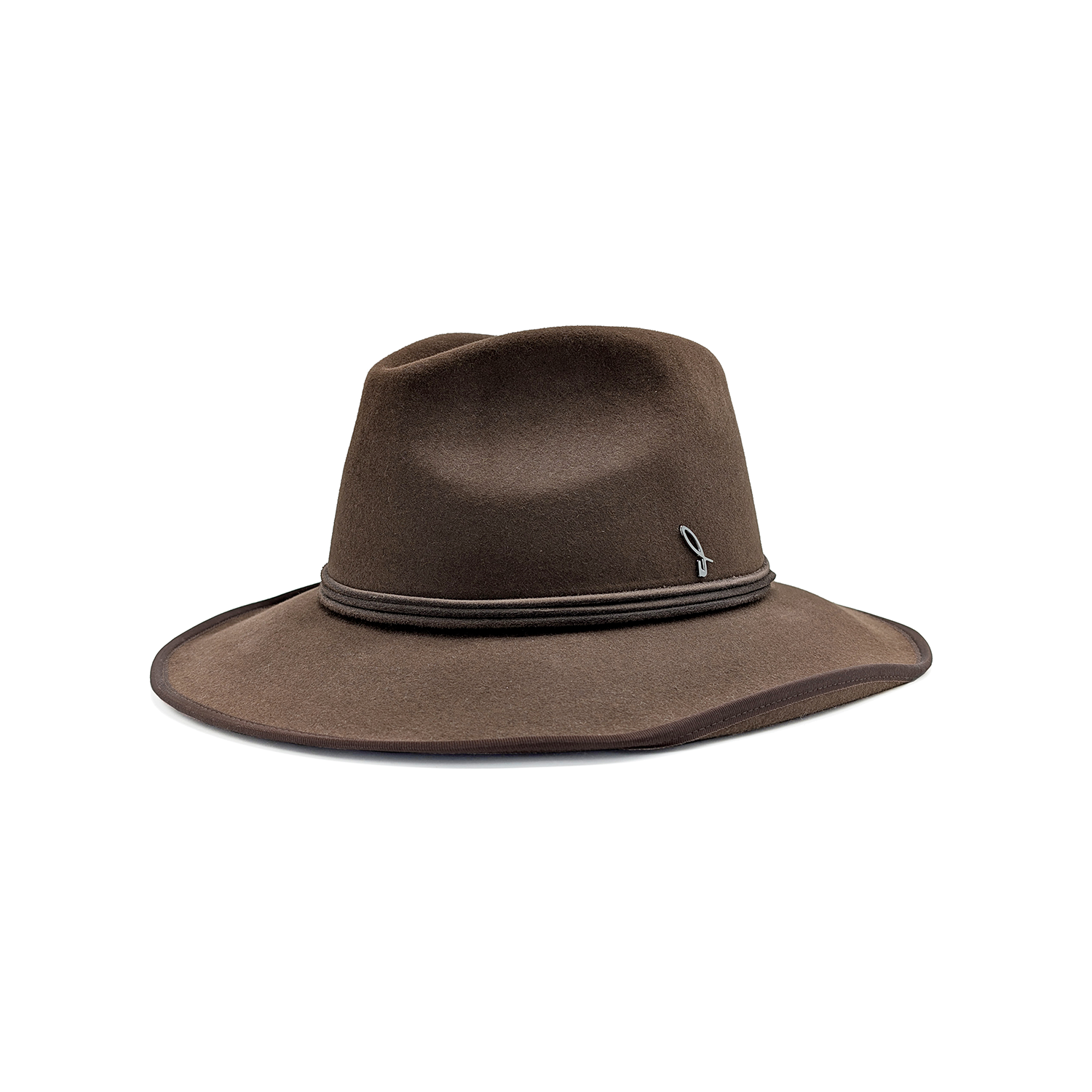 Western Drop Hat in Shaved Lapin Felt