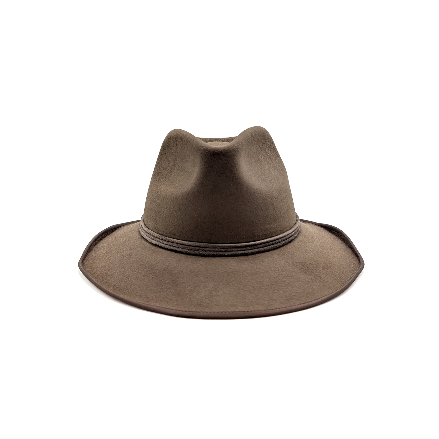 Western Drop Hat in Shaved Lapin Felt