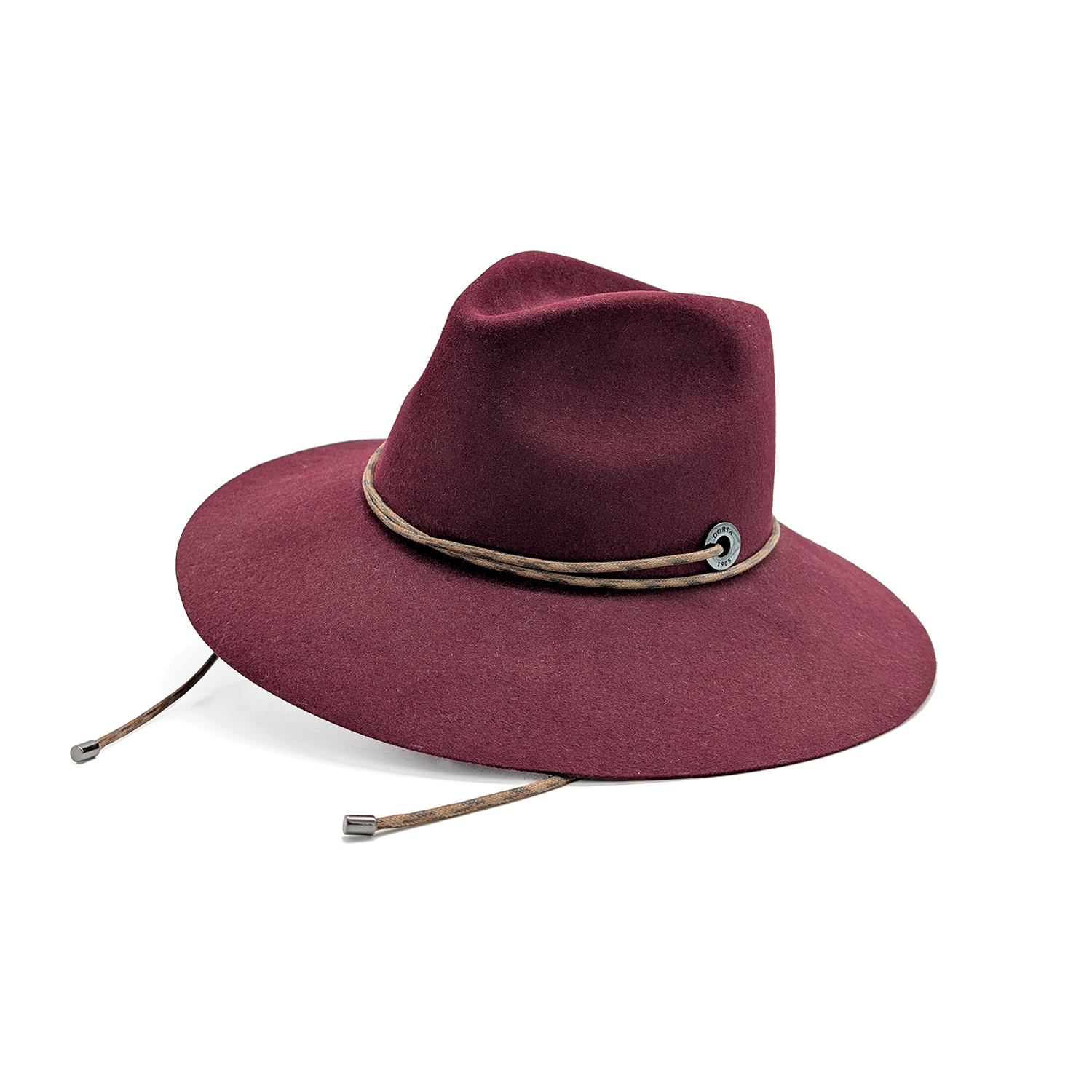 Shaved Lapin Felt Wide Brim Hat