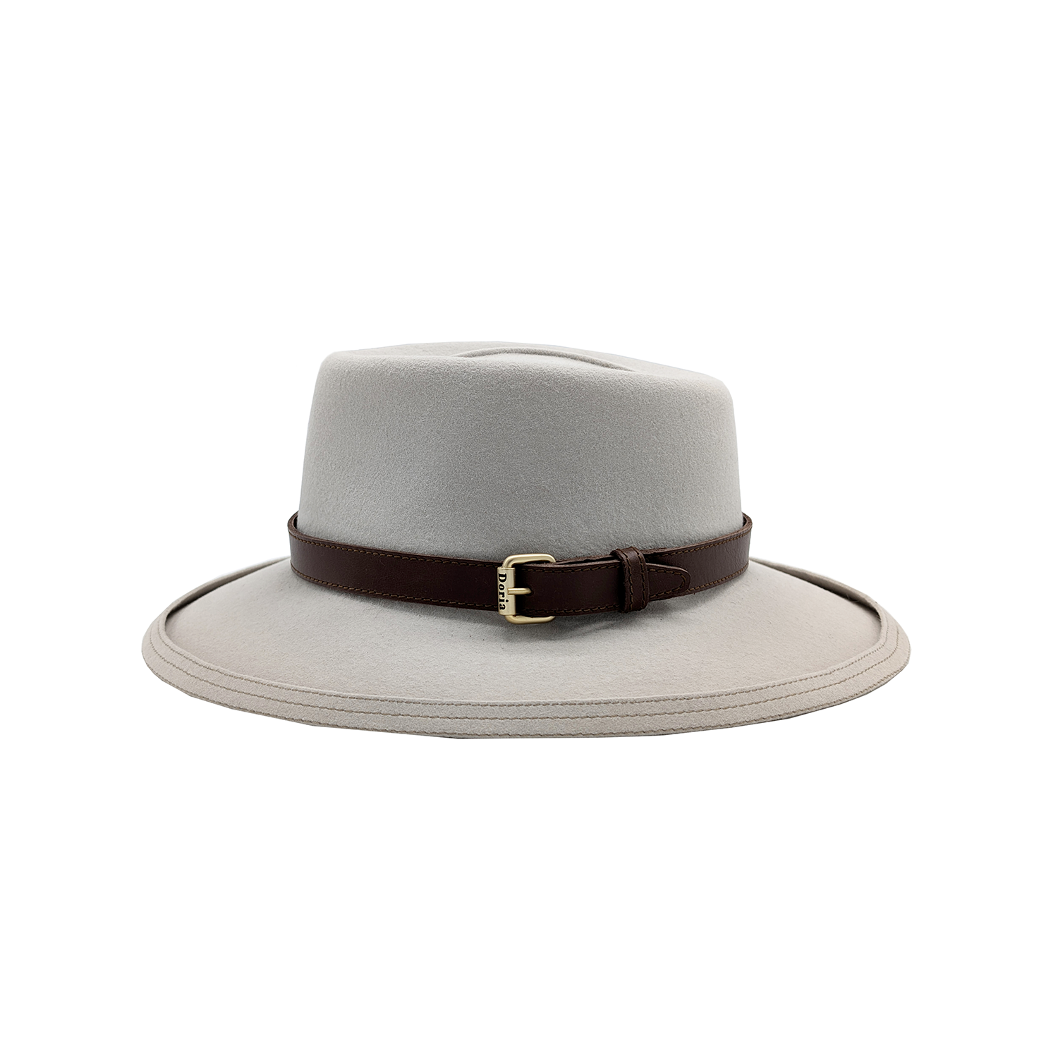 Shaved Lapin Felt Hat with Leather Strap