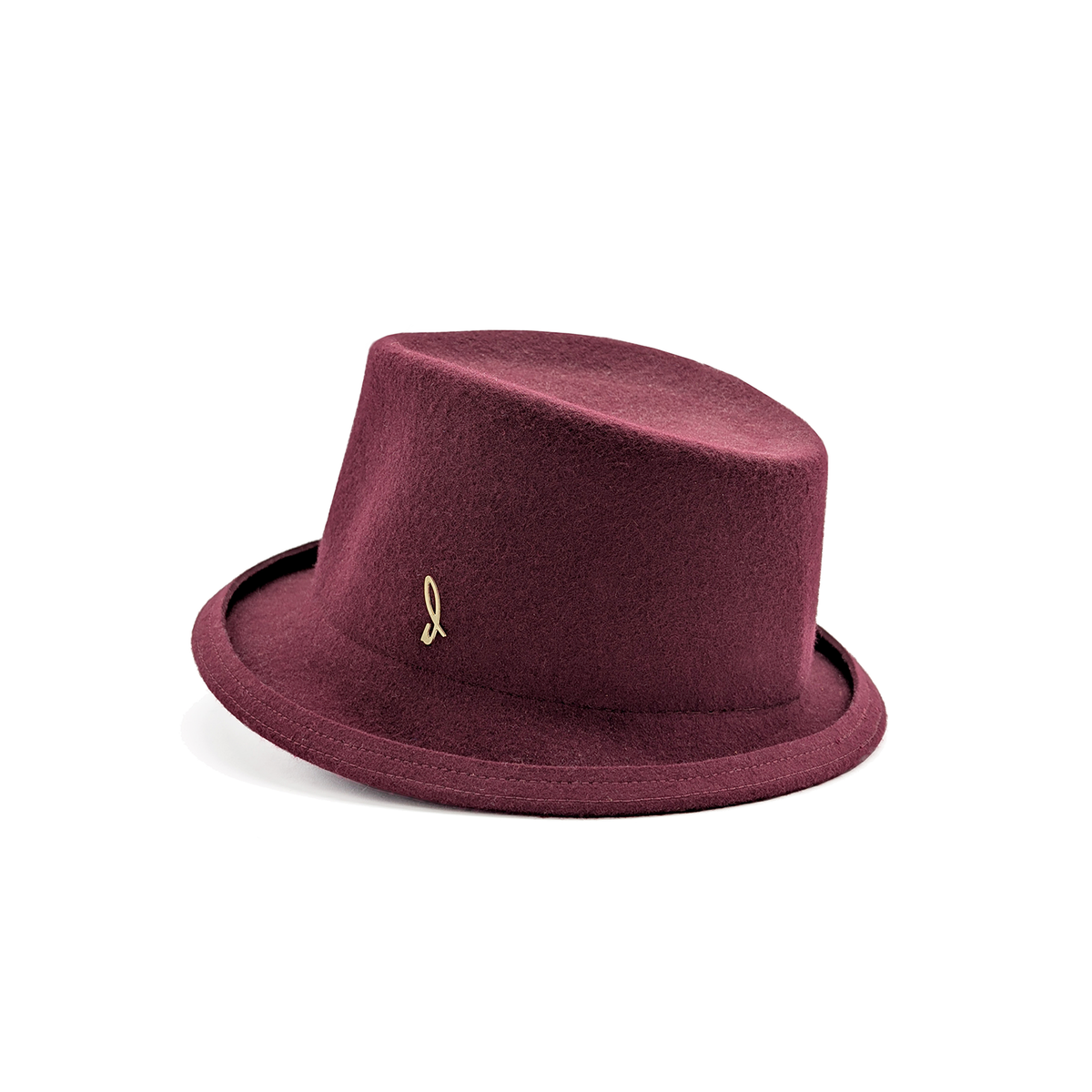 Cappello In Feltro Di Lana Scippis Durham - Colore Grigio Melange, 100% Lana