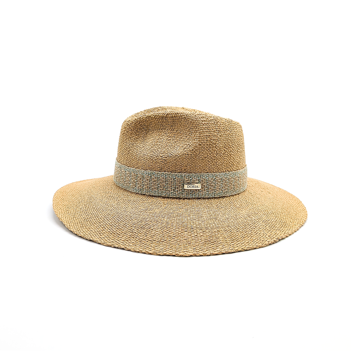 Cappello Drop a Tesa Larga in Papier Juta