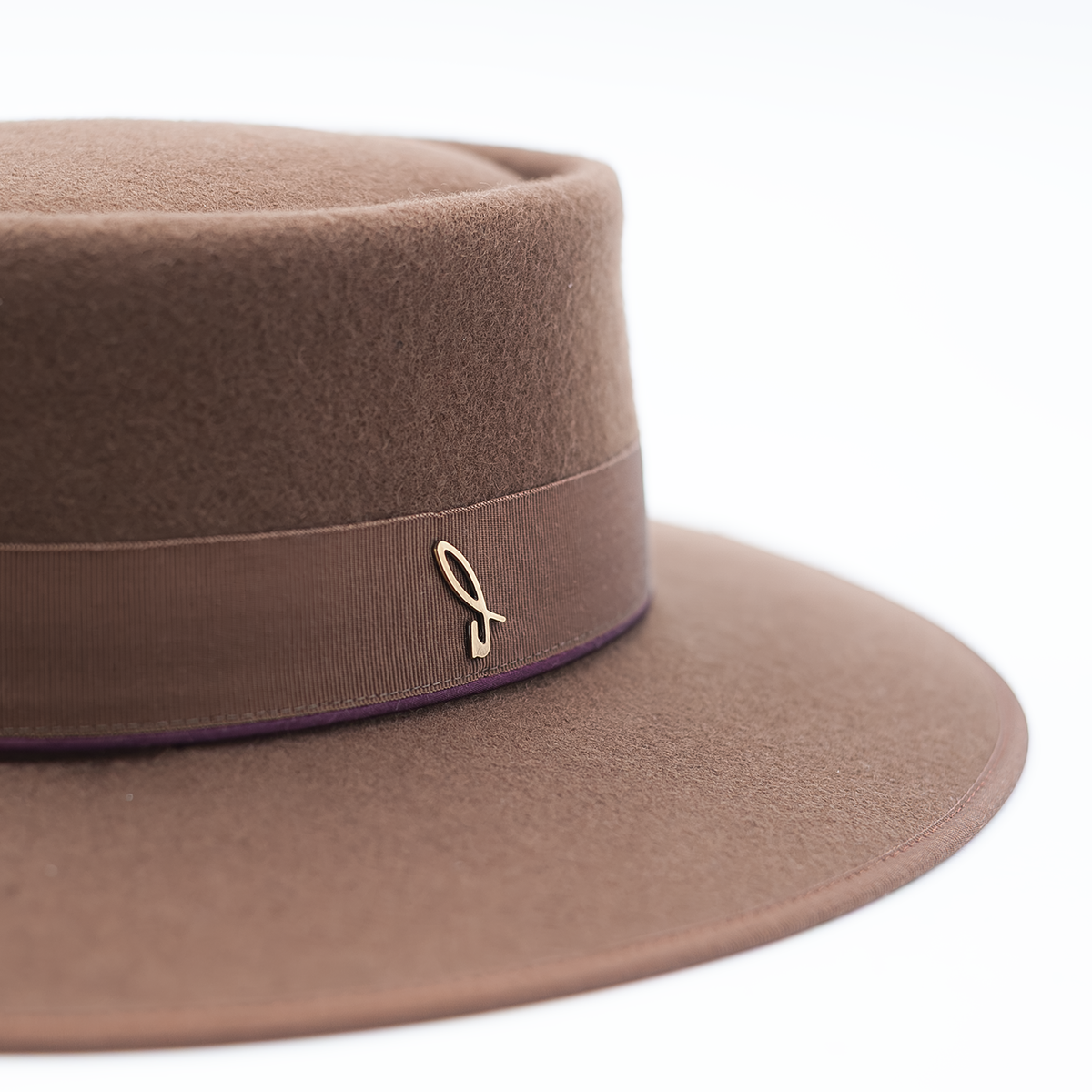 Cappello Western a Tesa Larga in Feltro di Lana