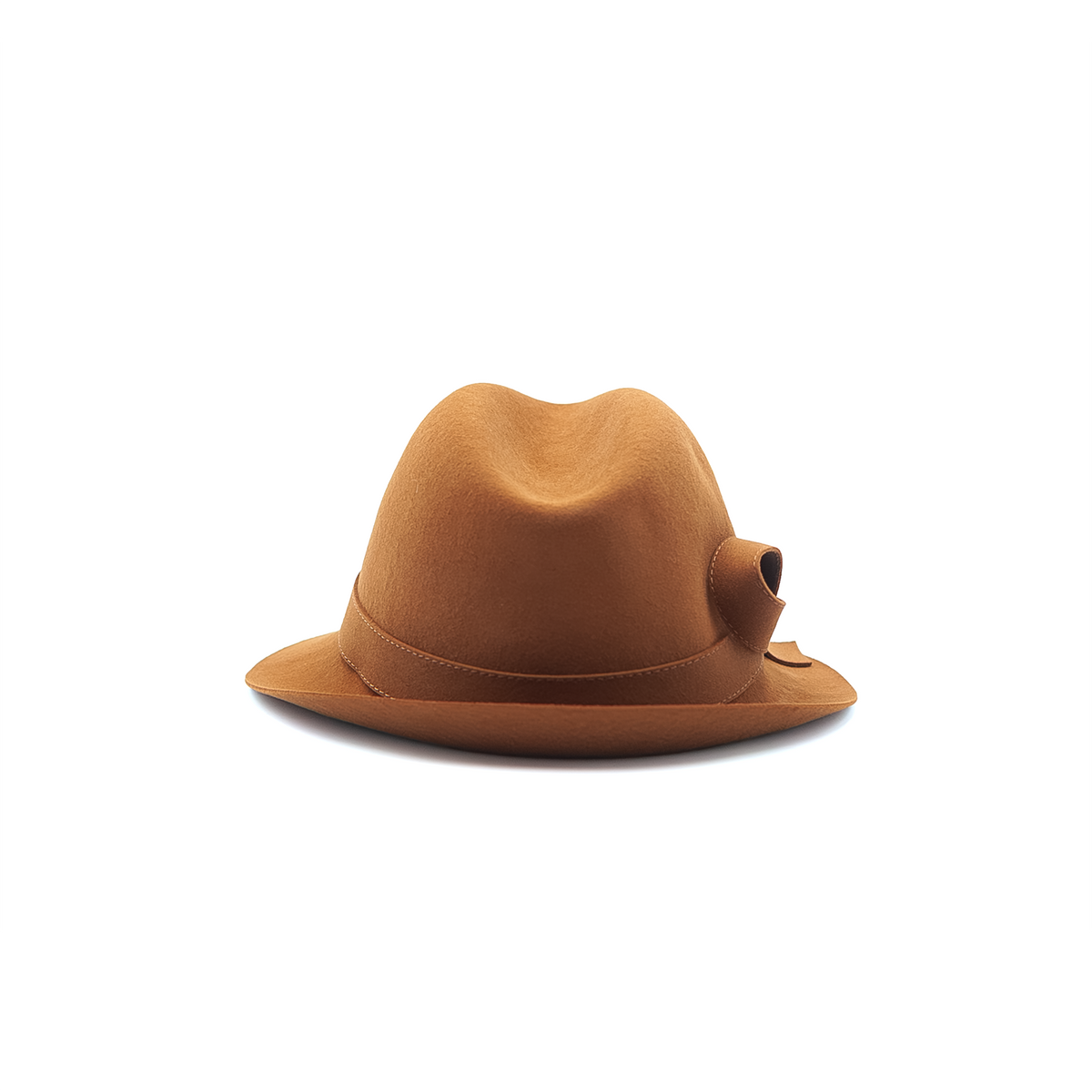Cappello Trilby in Feltro di Lapin Rasato