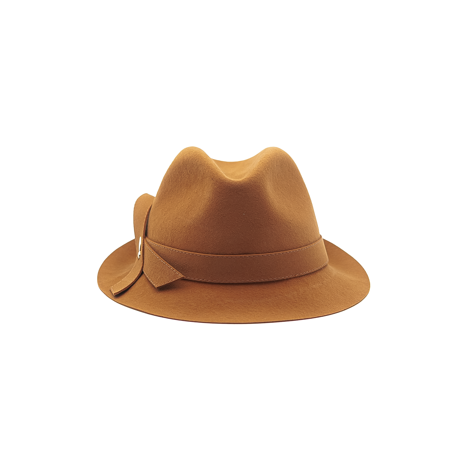 Cappello Trilby in Feltro di Lapin Rasato