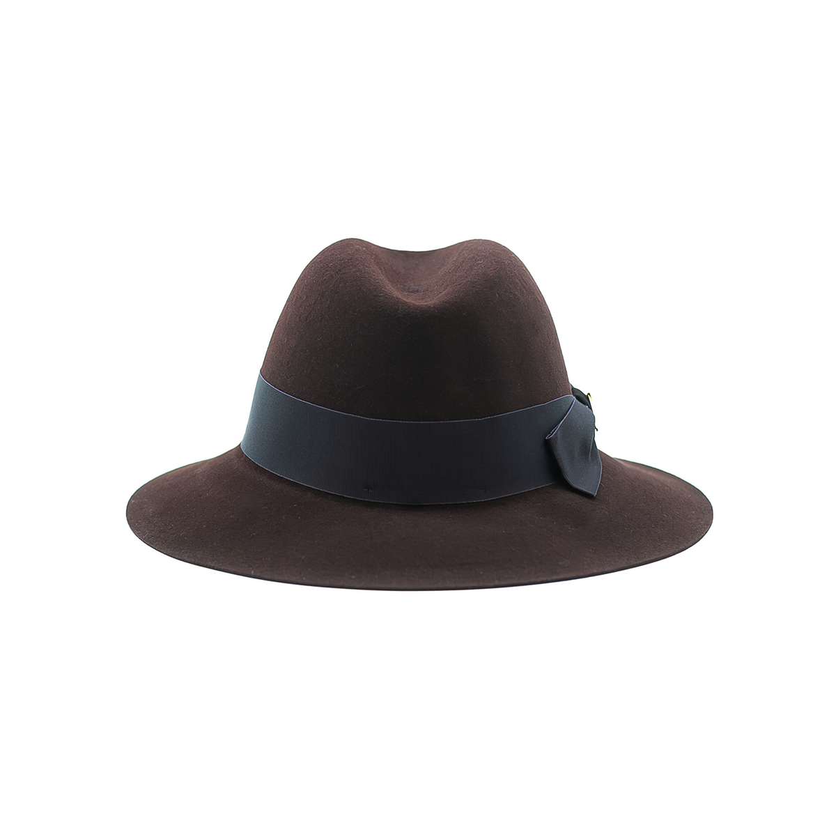 Cappello a Tesa Larga in Feltro di Lapin Rasato