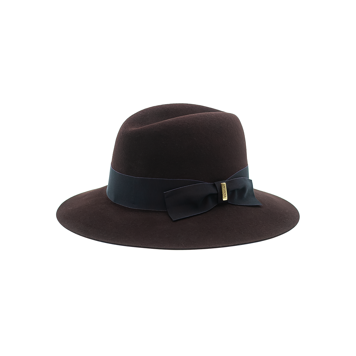 Cappello a Tesa Larga in Feltro di Lapin Rasato