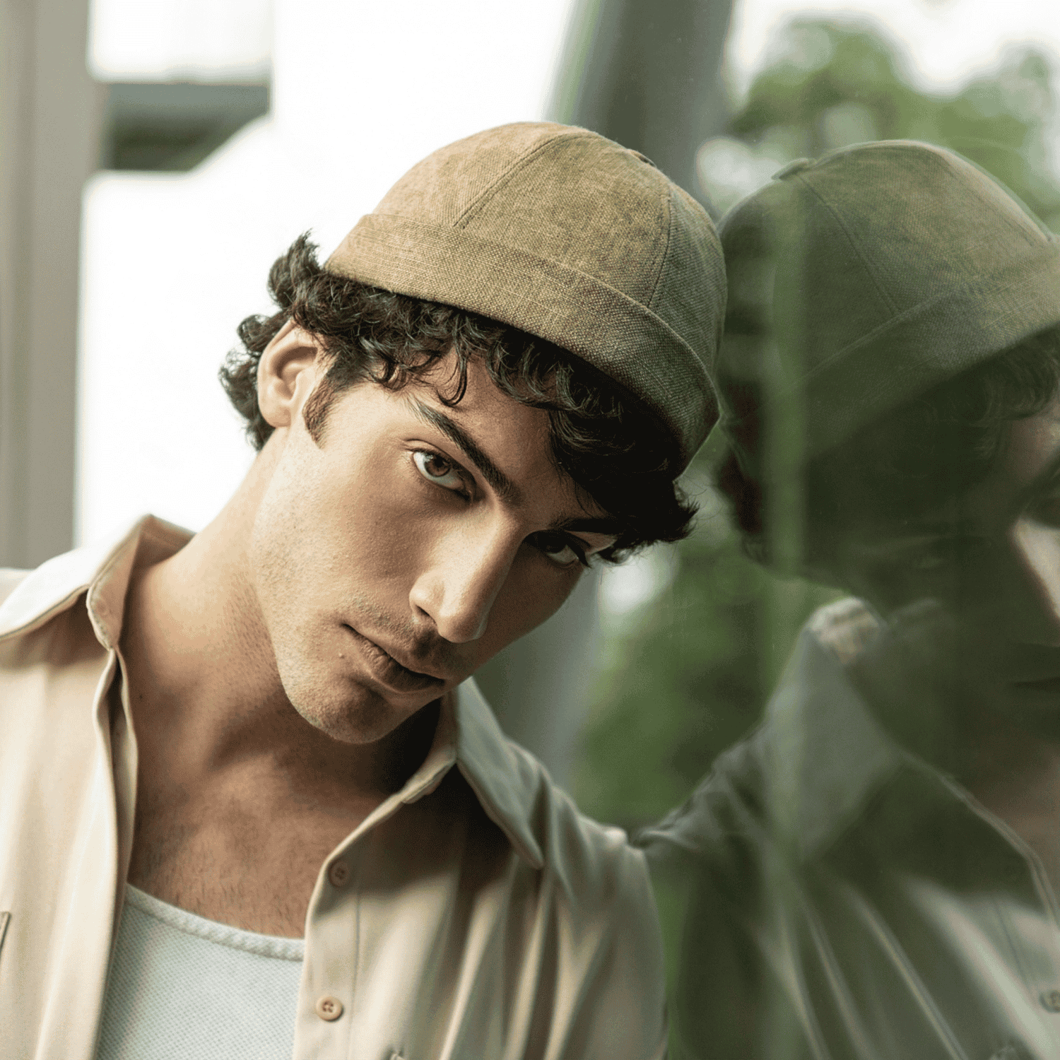 Berretto Zuccotto in Tessuto di Lino