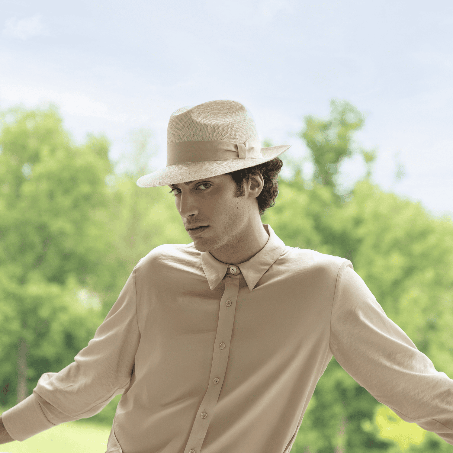 Cappello Fedora in Panama Sisal