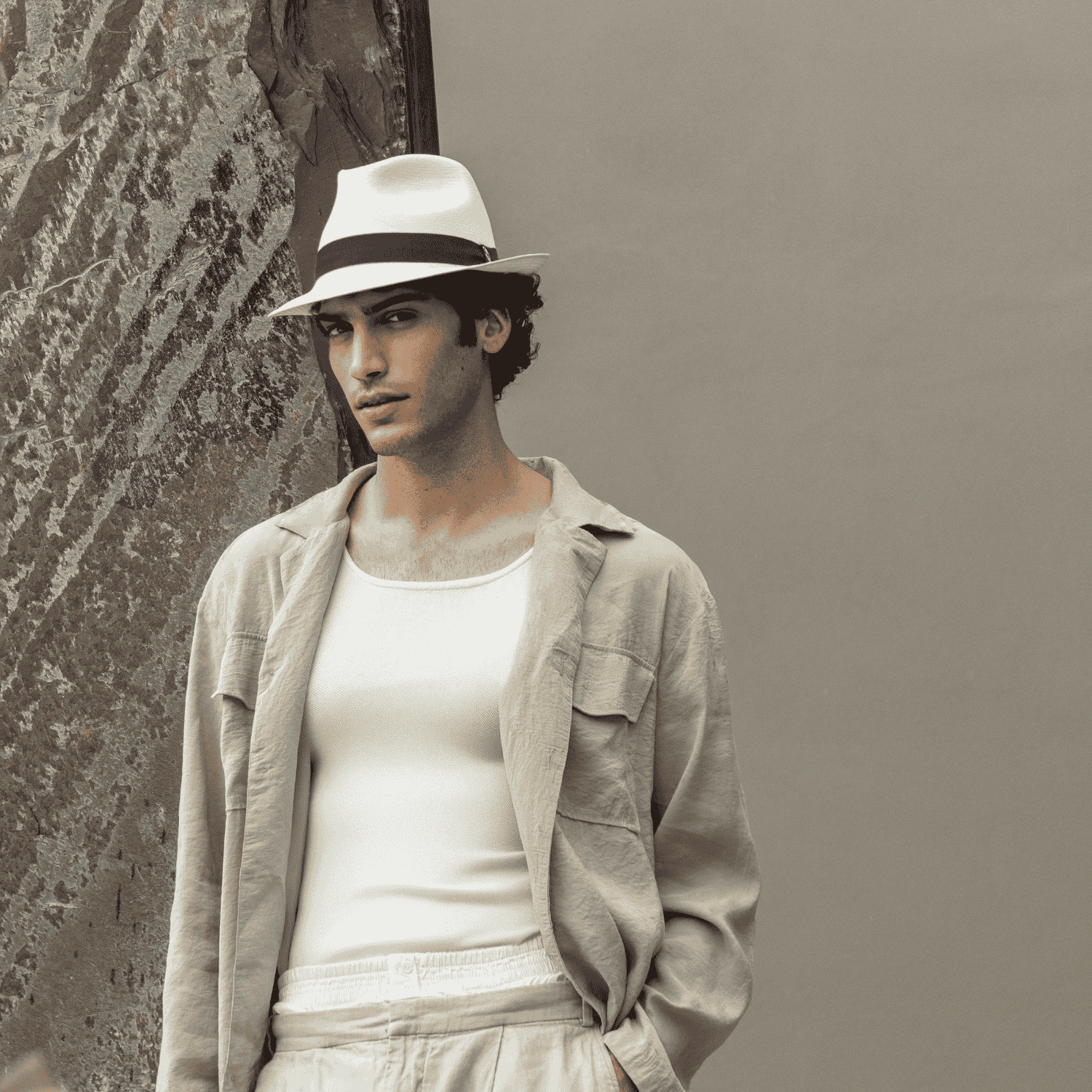 Fine Panama Drop Hat