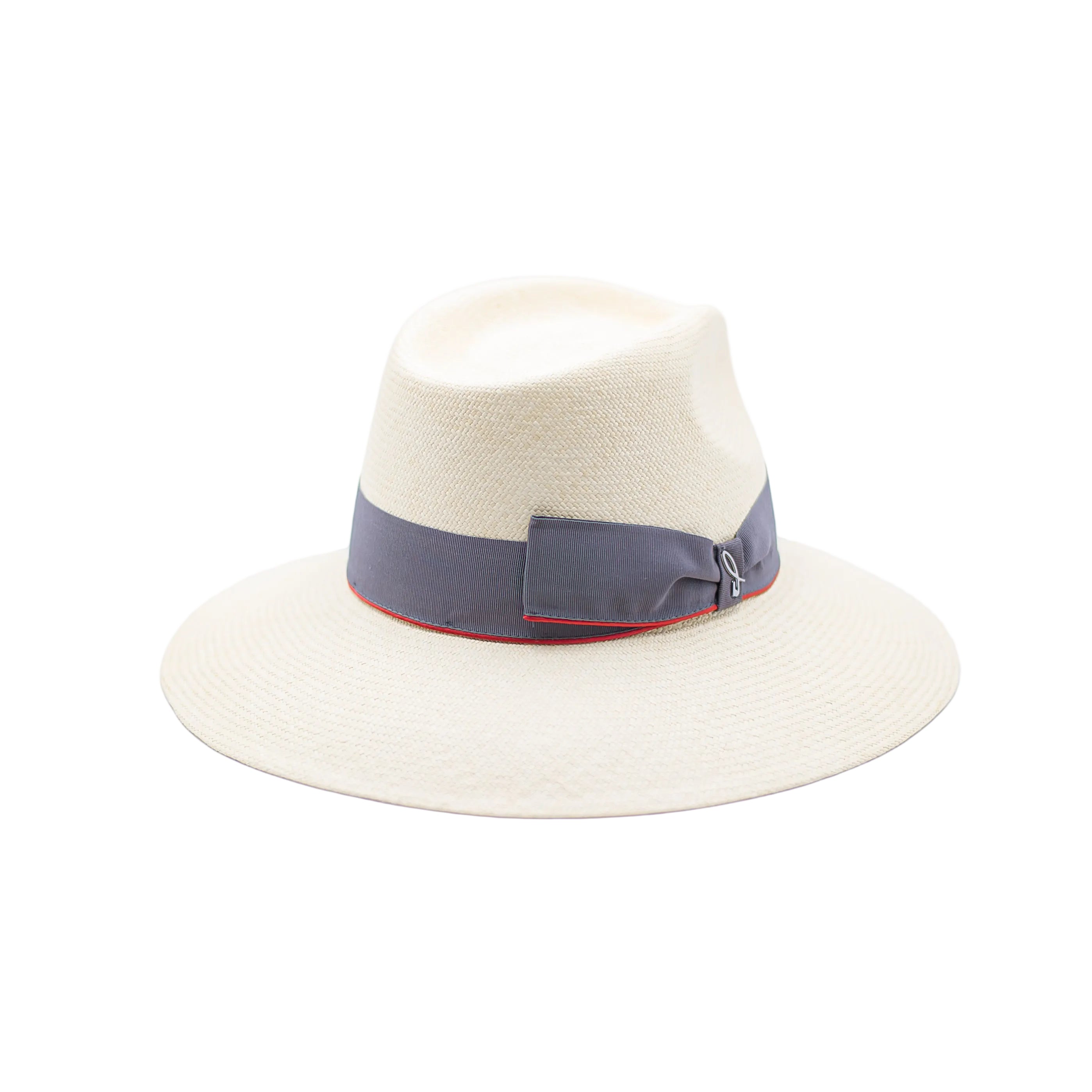 Wide-Brimmed Hat Made of Fine Natural Panama Straw