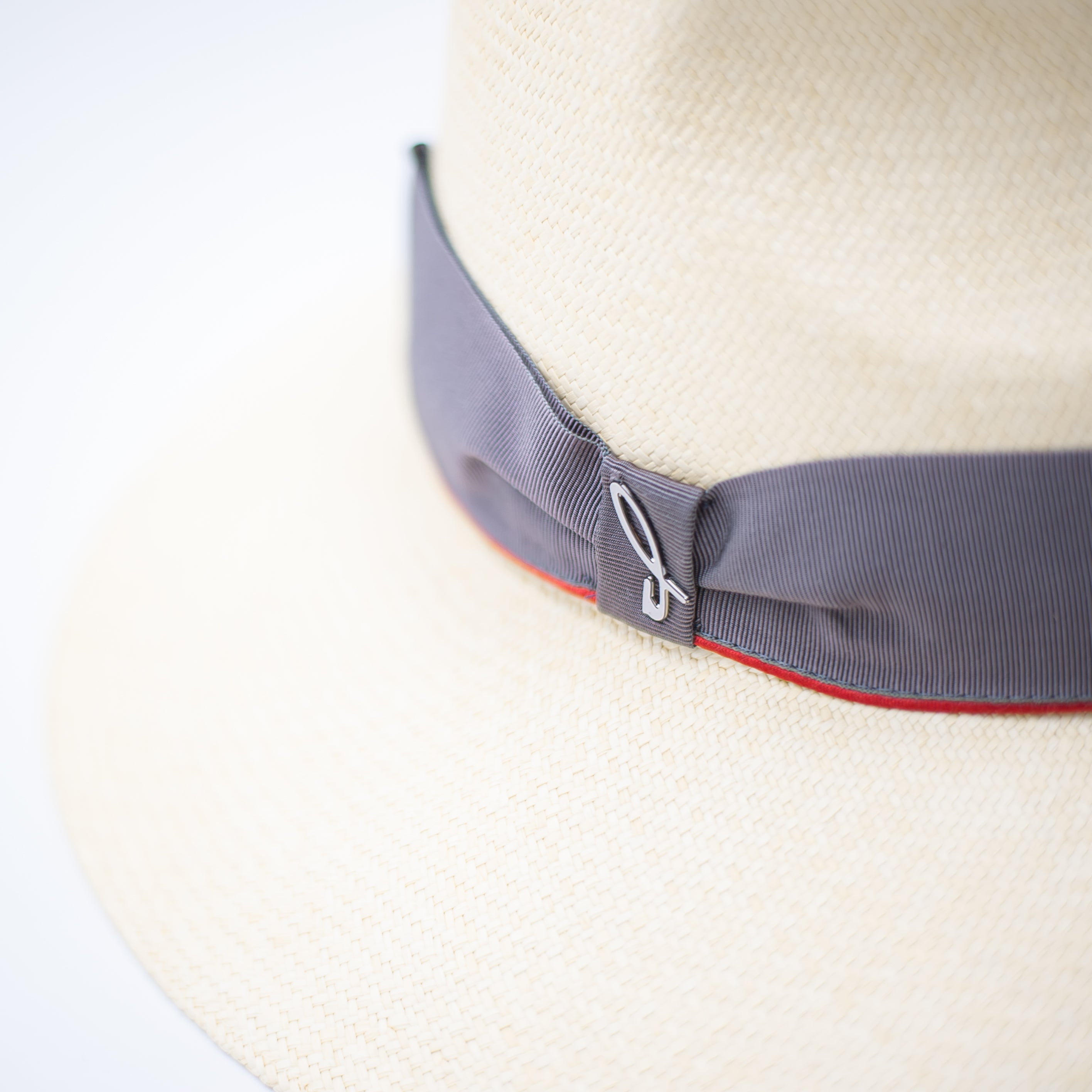 Wide-Brimmed Hat Made of Fine Natural Panama Straw