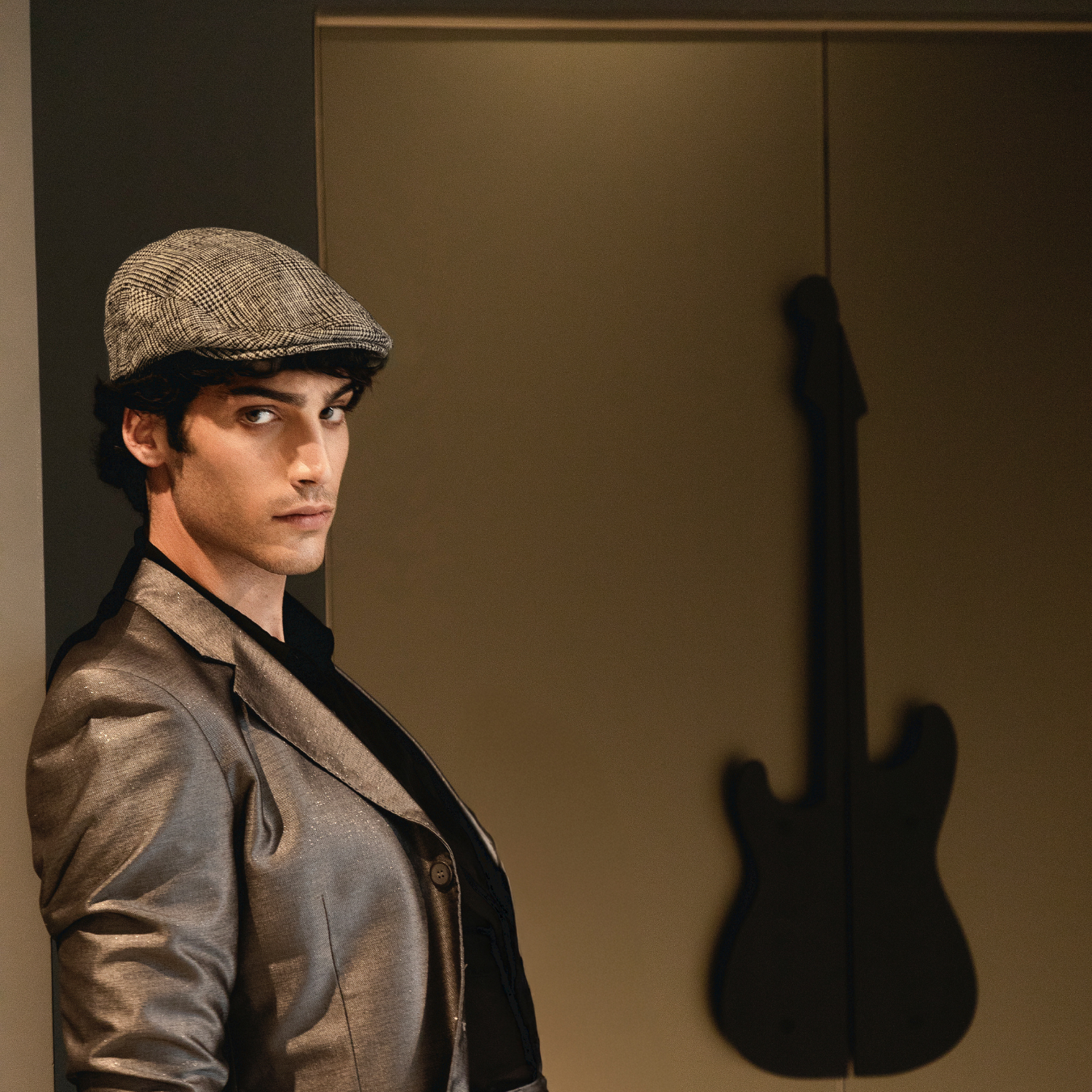 Coppola in Tessuto Principe di Galles