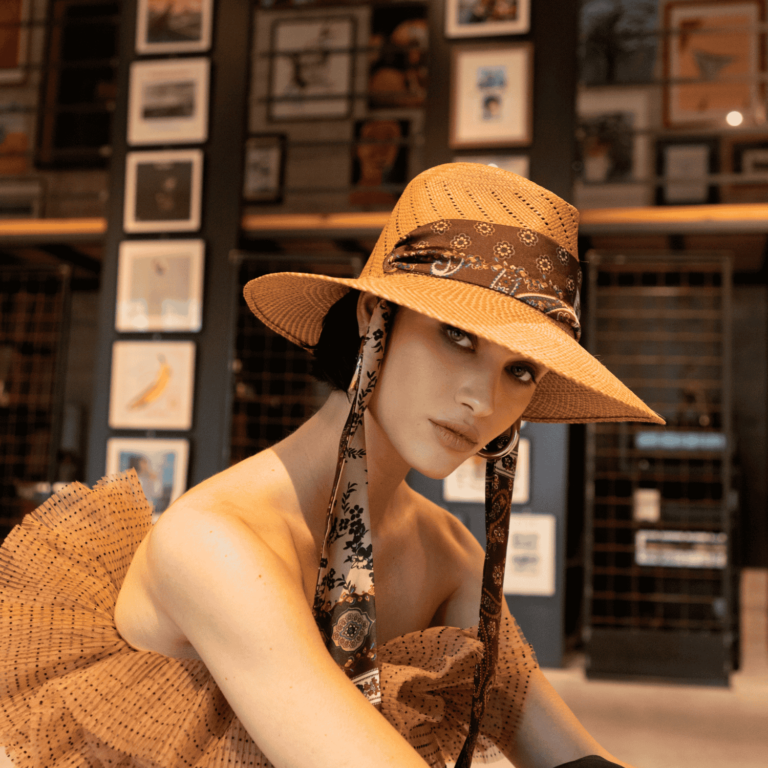 Cappello Drop a Tesa Larga in Panama New Pasadores