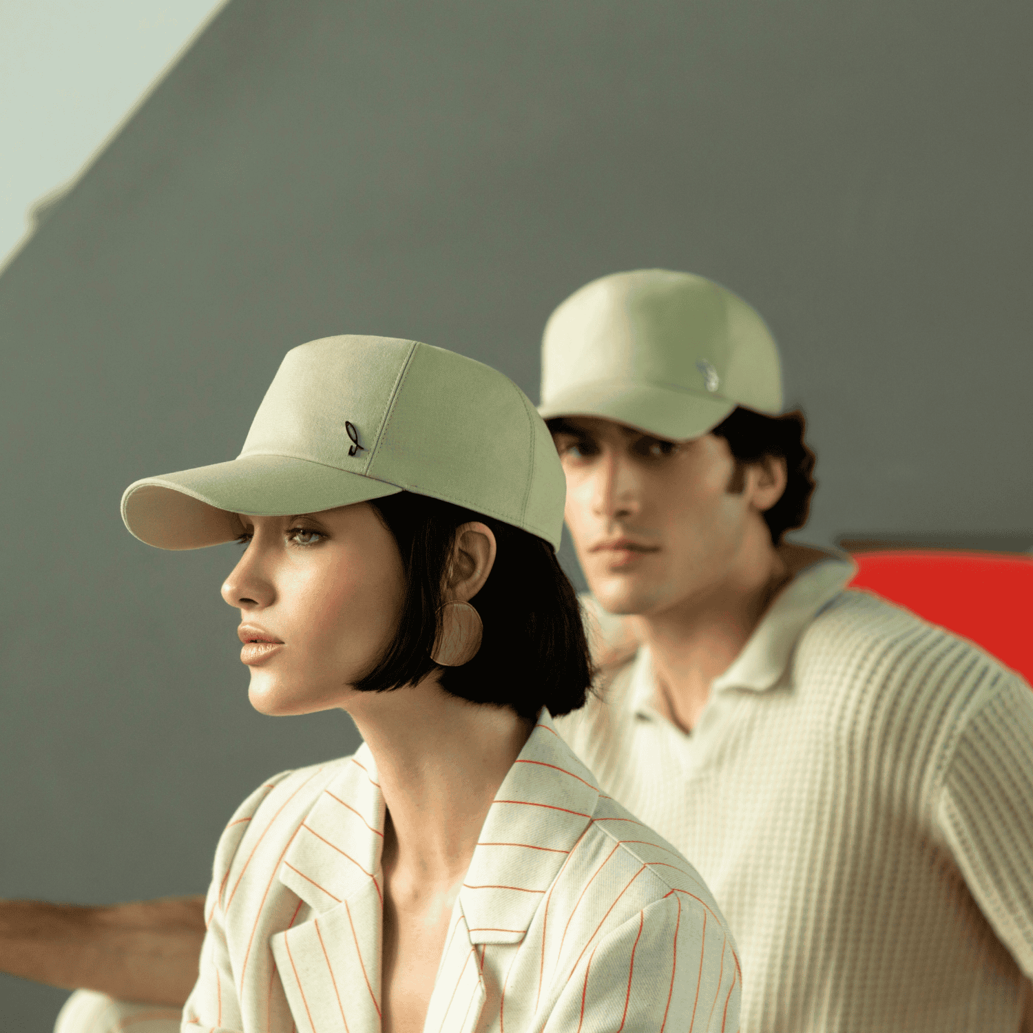 Berretto da Baseball in Tessuto di Cotone Canvas