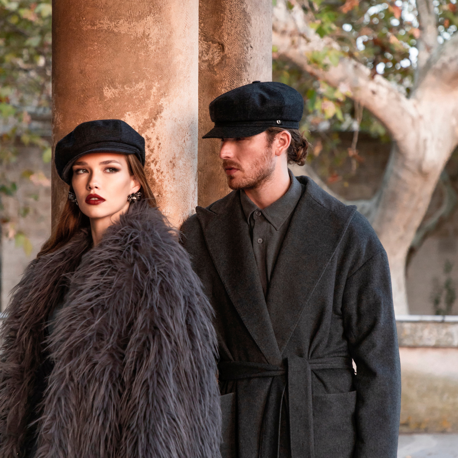 Merino Wool Fabric Sailor Cap