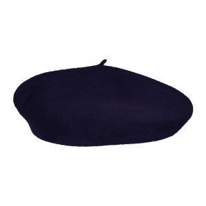 Doria 1905 Black Wool beret hat