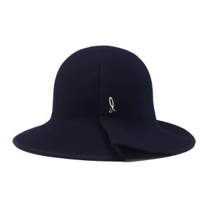 Cloche Hat Blue Women's Felt Doria 1905