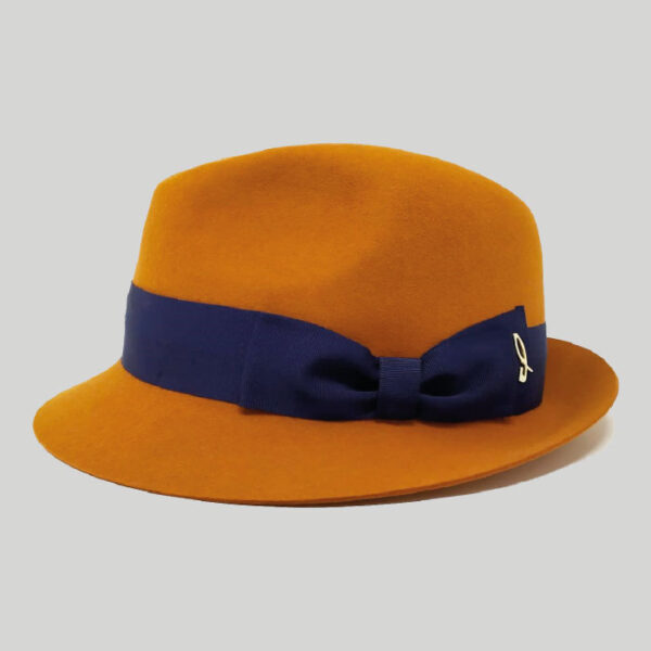 Trilby Felt Hat with Grosgrain hatband Arsenio model