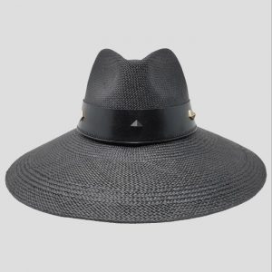 Women's Black Panama Hat