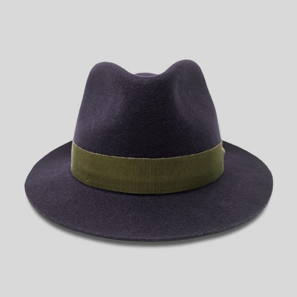 Drop hat with Grosgrain belt