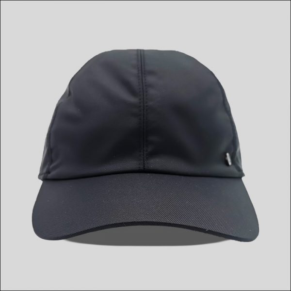 Hat with fabric visor