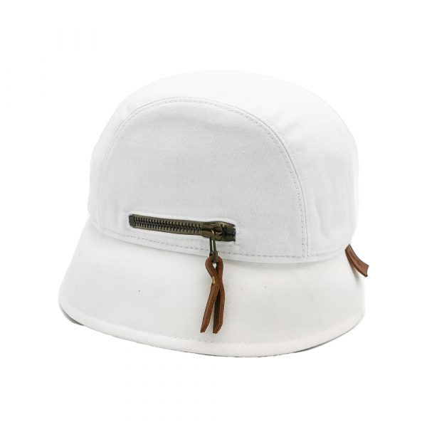 Doria 1905 Ladies' Organic Cotton White Cloche Hat