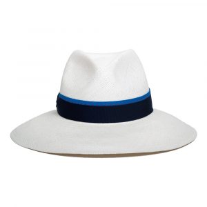 Doria 1905 White Wide Brim Panama Hat