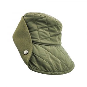 Medium Wing Quilted Fabric Waterproof Hat