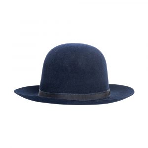 Blue Lapin Felt Roller Hat