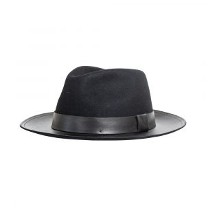 Men's Black Felt Drop Hat