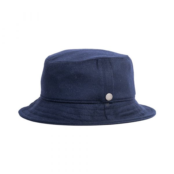 Fisherman Hat Blue Wool Cashmere