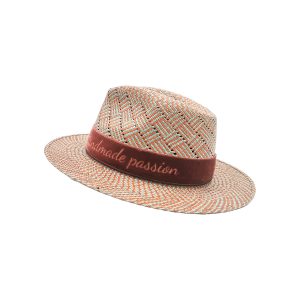 Panama Pasadores Red Blue Hat
