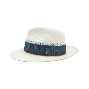 Panama Hat White Summer Semicalado Doria 1905