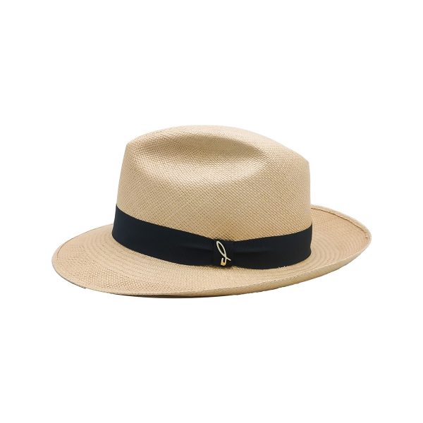 Cappello Panama Brisa Naturale Cinta Nera