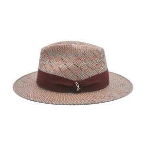 Doria 1905 Red and Blue Panama Hat