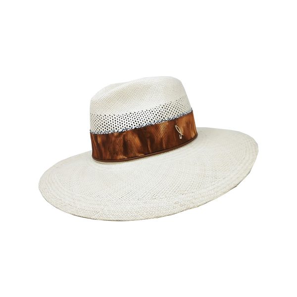 Cappello Panama Tesa Larga Donna Doria 1905