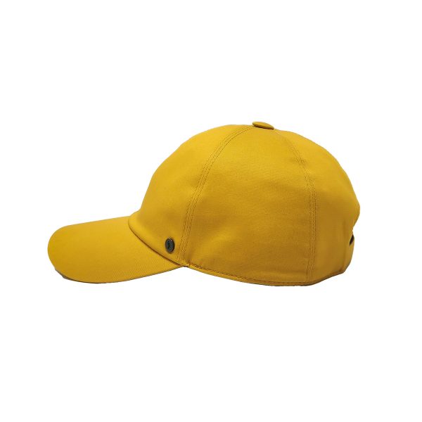 Cappello da Baseball Estivo di Cotone Giallo