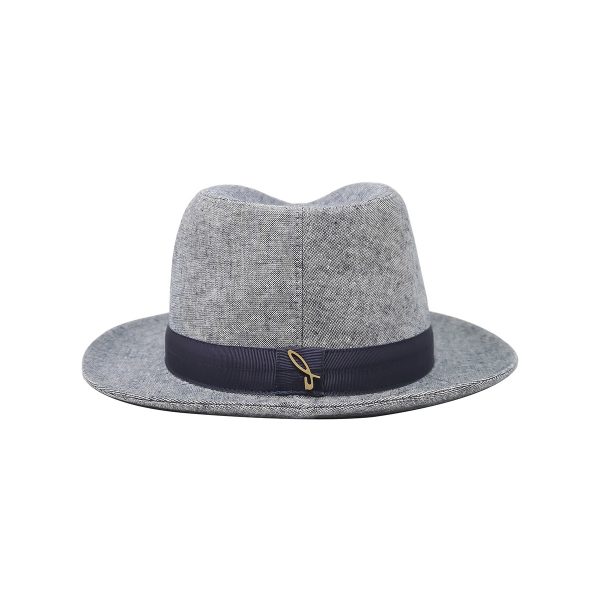 Doria 1905 Grey Fabric Summer Hat