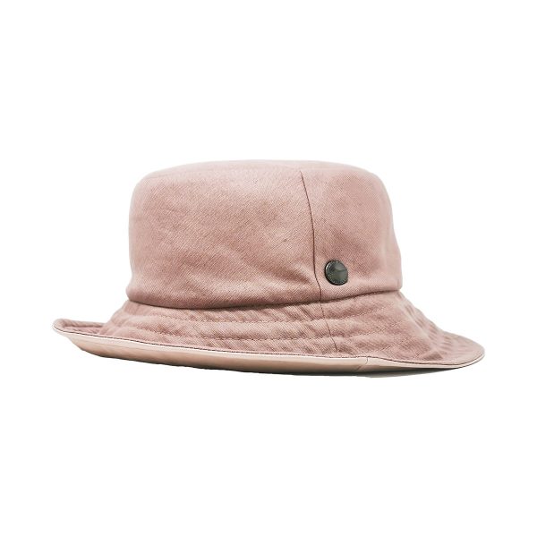 Girl's Pink Summer Reversible Bucket Hat