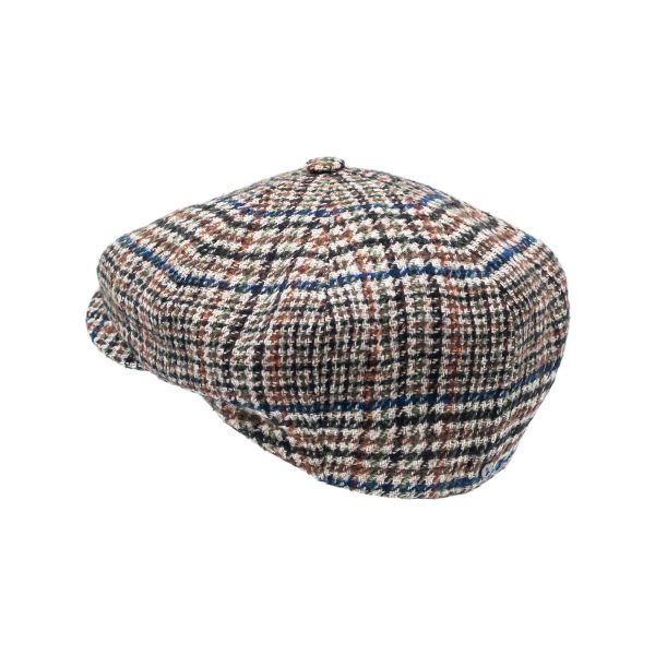 Eight Piece Winter Beret Woven Prince of Wales