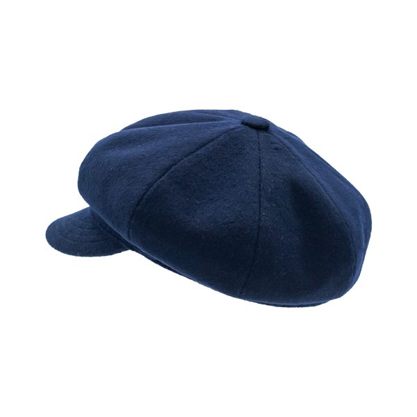 Blue Wool Sailor Hat