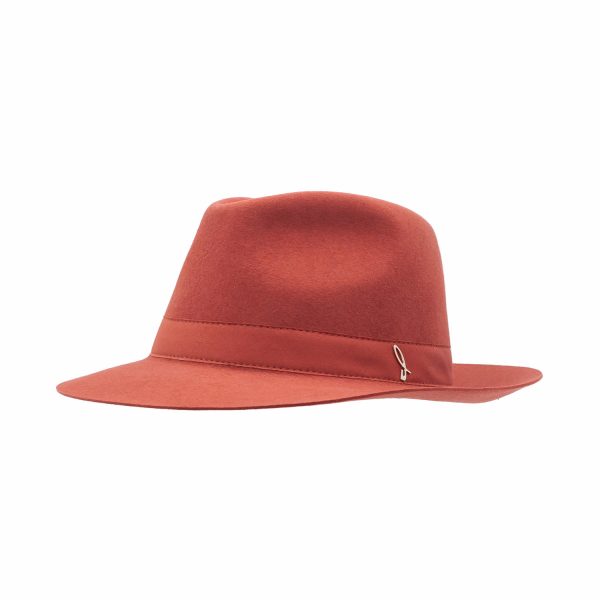 Hat Drop Felt Lapin Shaved Red Bauxite Doria 1905