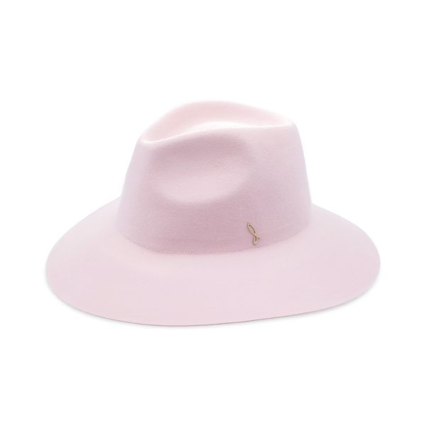 Women's Fall Winter 2023 Pink Wide Brim Hat