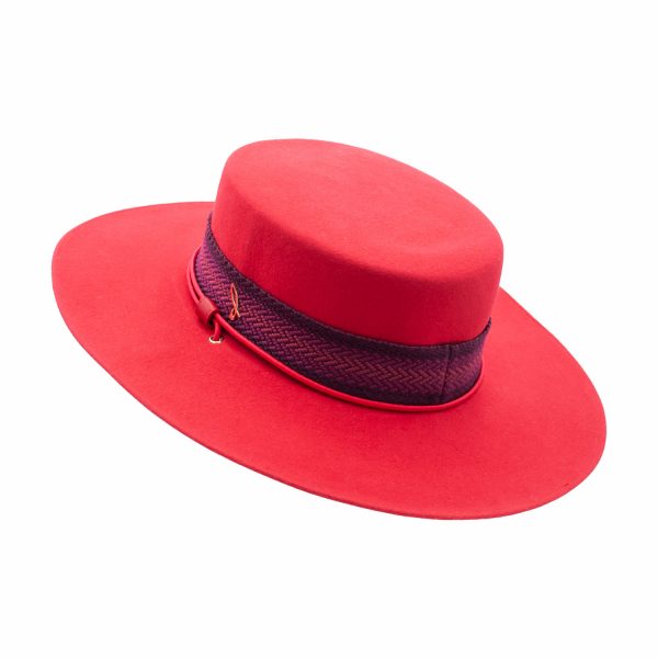 Women's Red Winter Hat Toledo Model