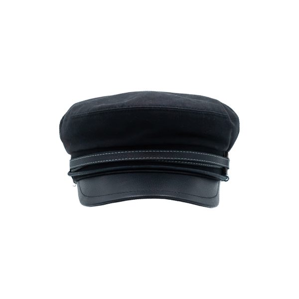 Sailor Cap Black Lace Leather Ring Icon Doria 1905